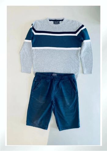 Lot garçon pull et short Skate Nation