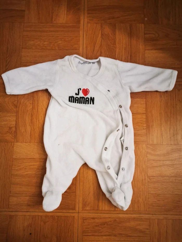 Lot de 5 pyjamas - Kiabi - Taille 1 mois - photo numéro 4