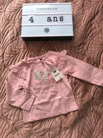 Tee shirt manche longue sergent major 4 ans
