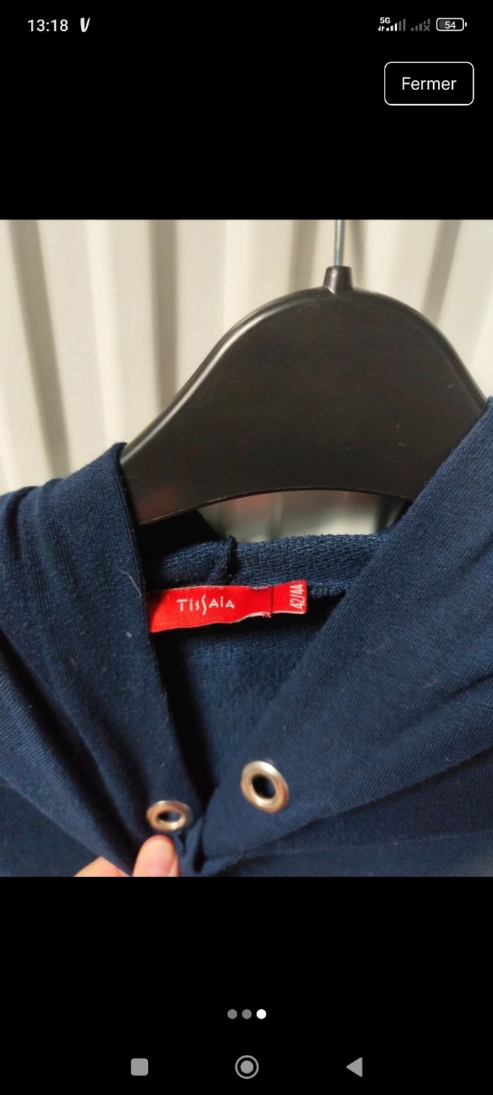 Pull bleu marine - photo numéro 3