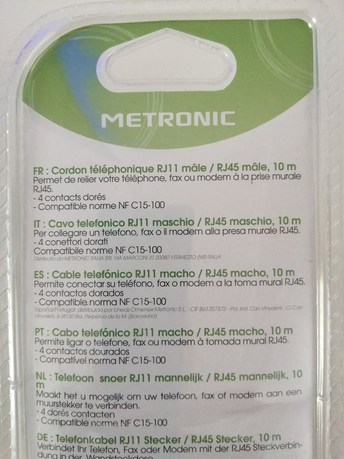 Cordon téléphonique - photo numéro 3