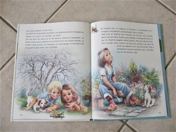 Livre enfant Jean-Lou et Sophie au jardin - photo numéro 3