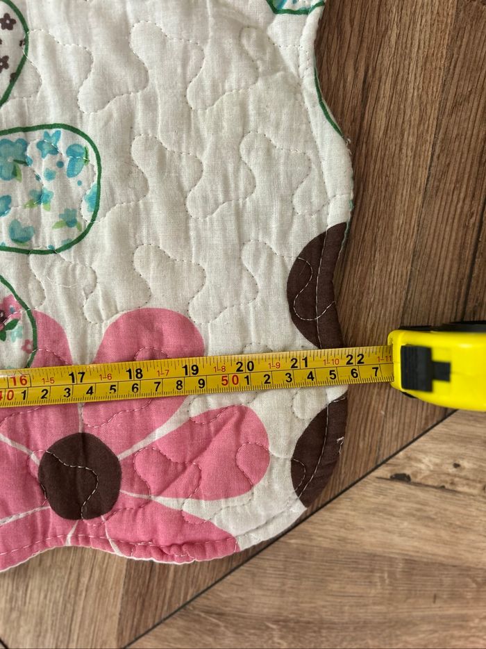 Taie d'Oreiller 50x70 - Patchwork & Fleurs - Style Quiltée/Vintage - photo numéro 4