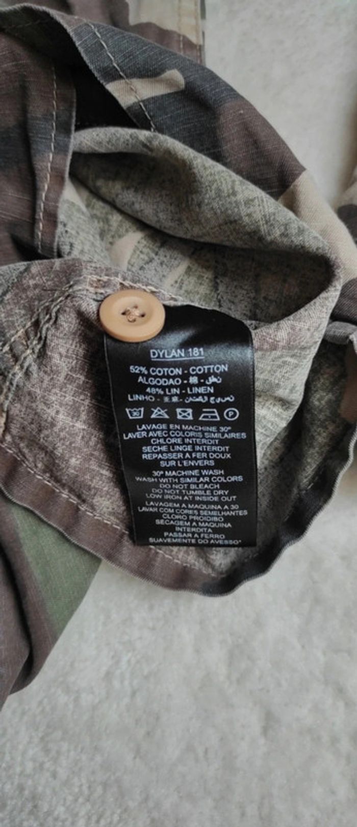 L'originale chemise de l'armée Vietnamienne Le Temps des Cerises LTC M camouflage - photo numéro 8