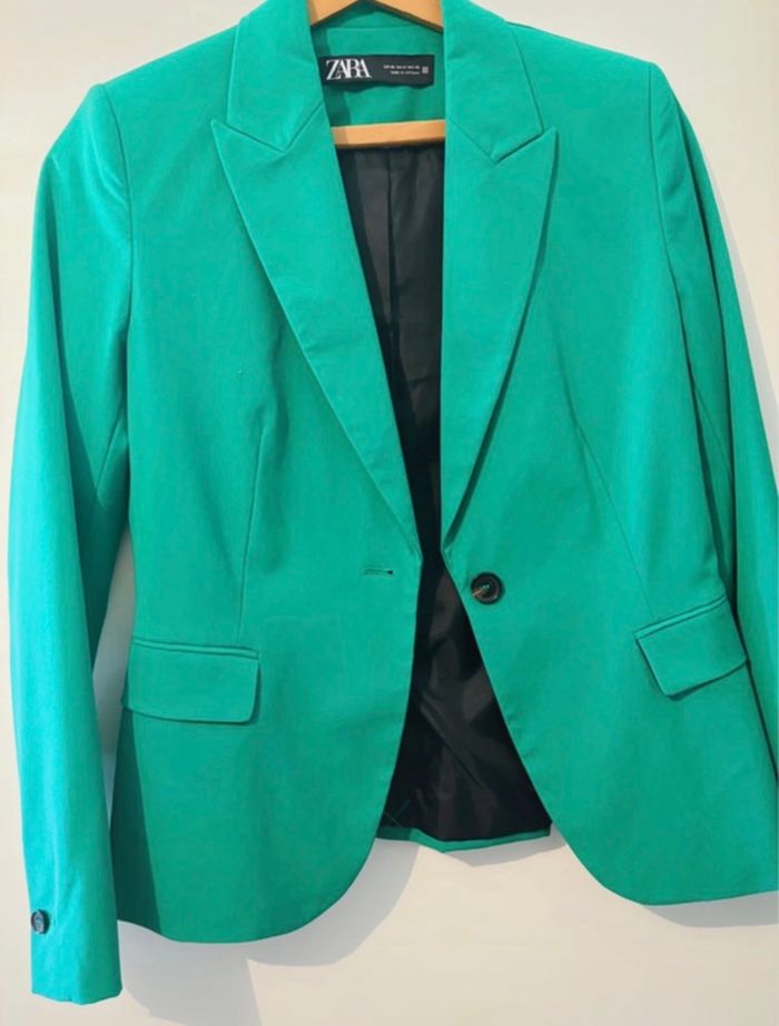 Ensemble tailleur Zara – Blazer 36 + Pantalon 34 – Excellent état - photo numéro 3