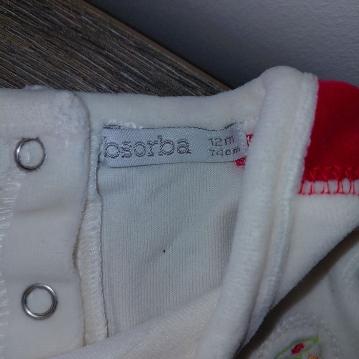 Absorba- pyjama coton velours 12 mois - photo numéro 2