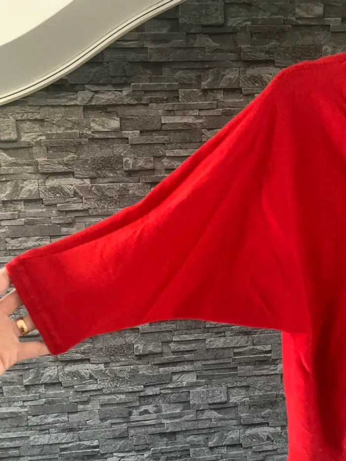🌹Sublime pull léger rouge - Cache Cache taille M 🌹 - photo numéro 5