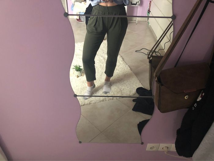 Pantalon léger taille haute - photo numéro 8