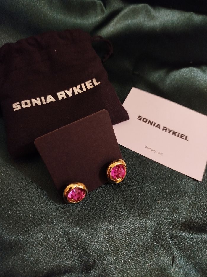 Boucles d'oreilles Sonia Rykiel neuves