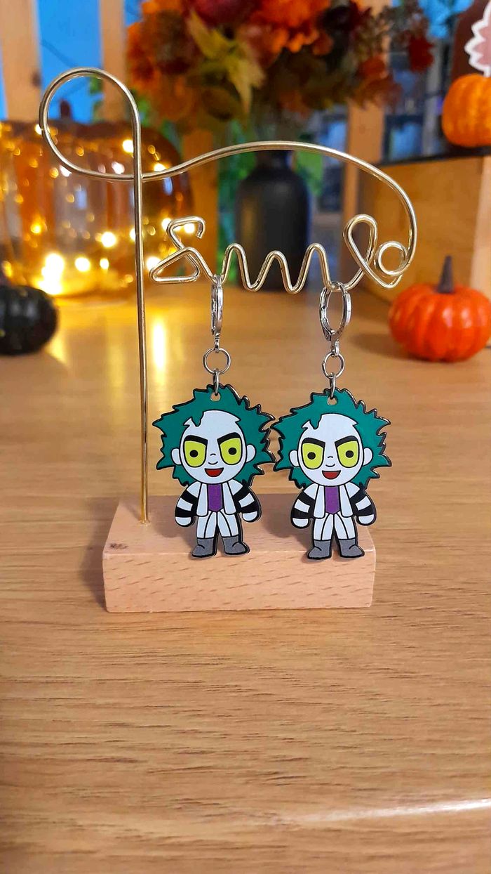 Boucles d'oreilles Beetlejuice