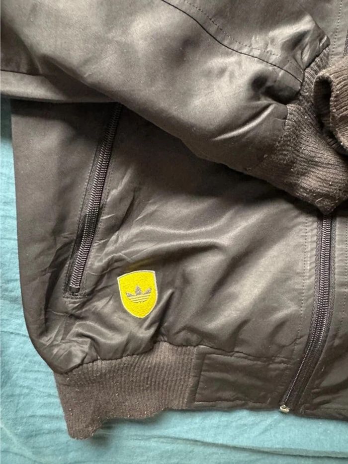 🖤 Veste Adidas Originals Vintage – Logo Trefoil Jaune - photo numéro 2