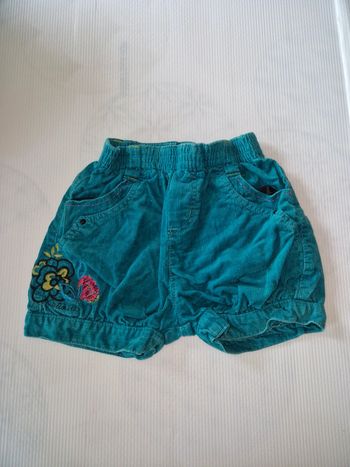 Short velours fille 18 mois (80)