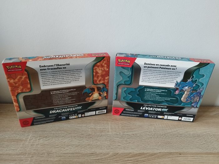 Coffret Dracaufeu ex et Leviator Ex collection premium - photo numéro 4