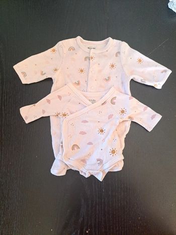 Ensemble naissance grenouillère bodie