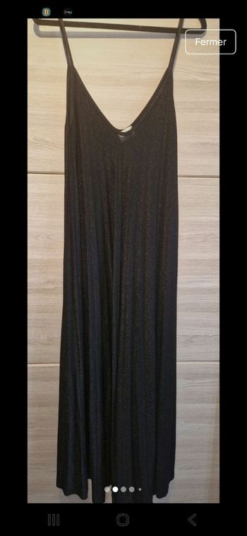 Robe fine bretelle longue