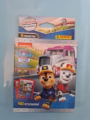 40 stickers Pat patrouille Big trucks panini