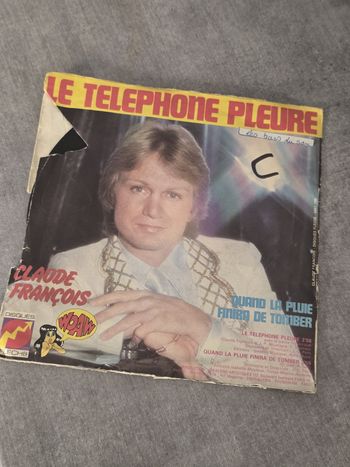 🎵 45 tours – Claude François – Le Téléphone Pleure