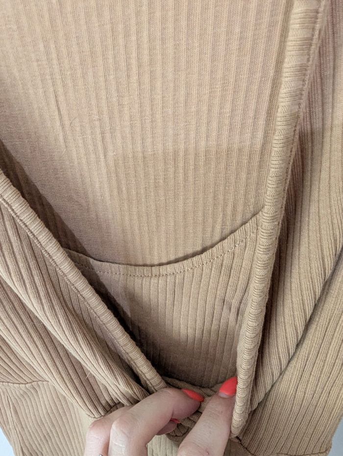 Robe allaitement camel - photo numéro 3