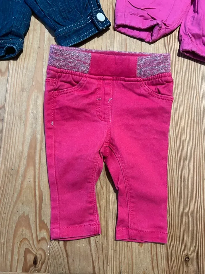 Lot de pantalons fille 3 mois - photo numéro 3