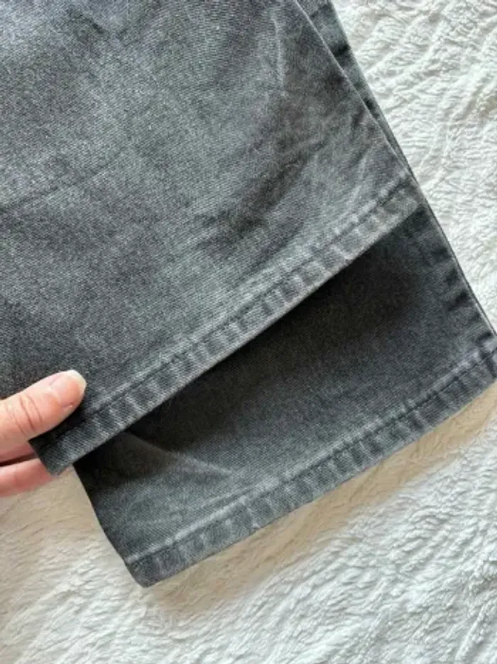 Jean Levi’s 619 regular straight droit taille haute gris anthracite 80/90s vintage Canada W36 XL/46 - photo numéro 11