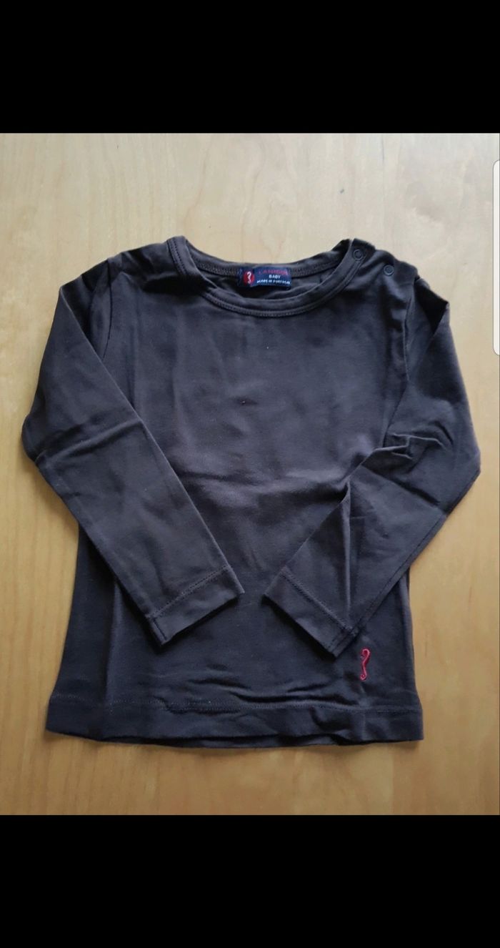 T-shirt manches longues enfant garçon 18 mois