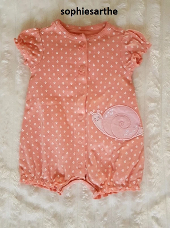 barboteuse fille 0/3 mois