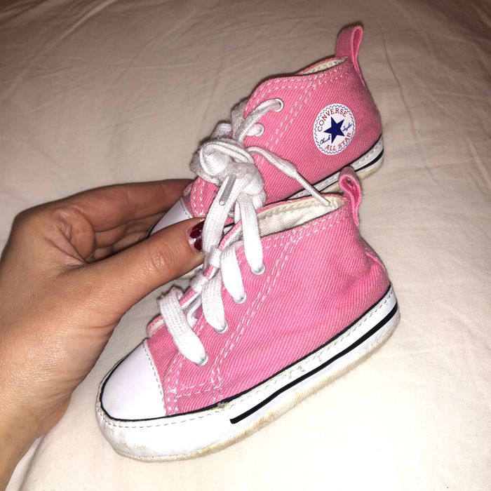 Chaussons converse rose