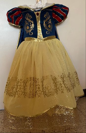 Déguisement deluxe blanche neige Disney Disneyland  5 6 ans 