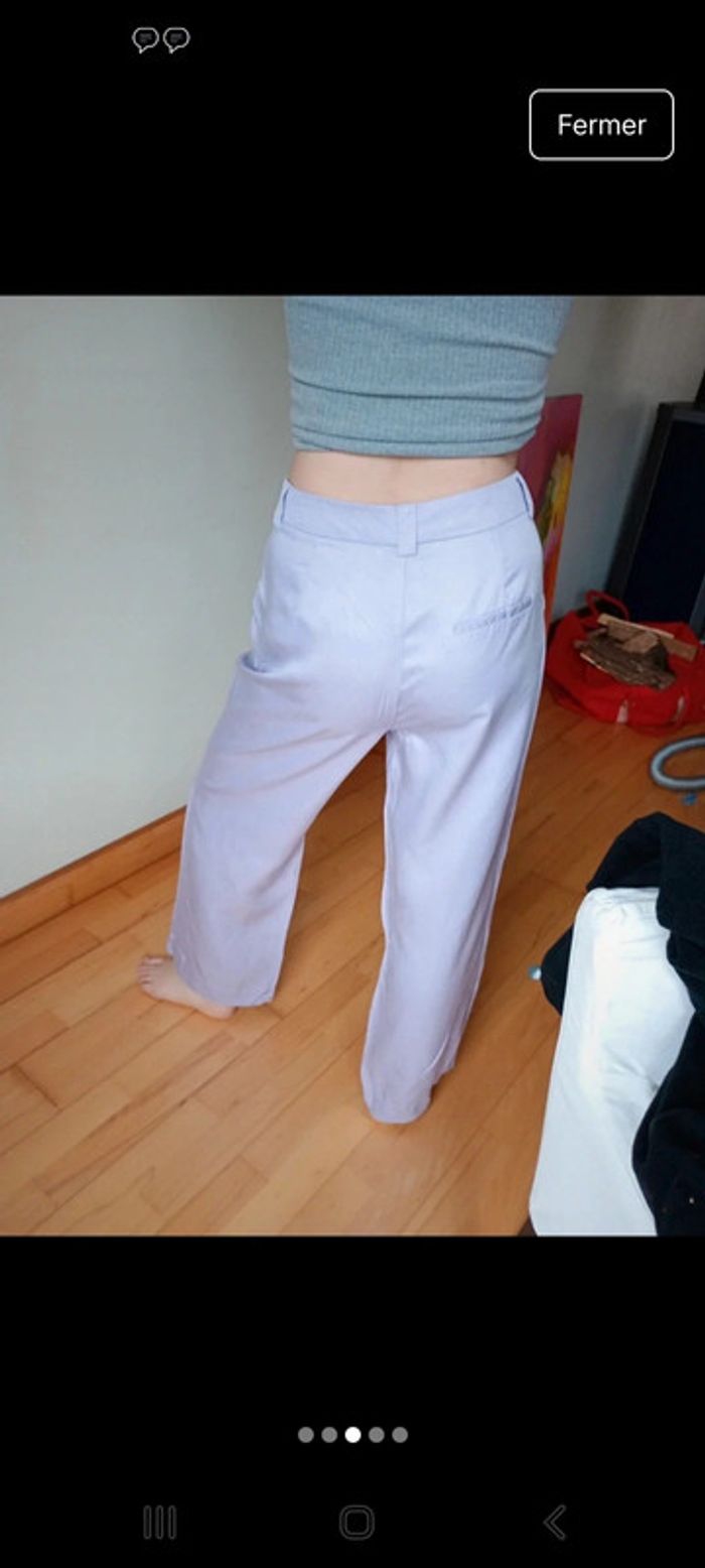 Pantalon monoprix lilas costume 40 - photo numéro 4