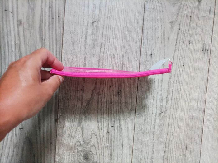 Jolie trousse d école rose neuve - photo numéro 3
