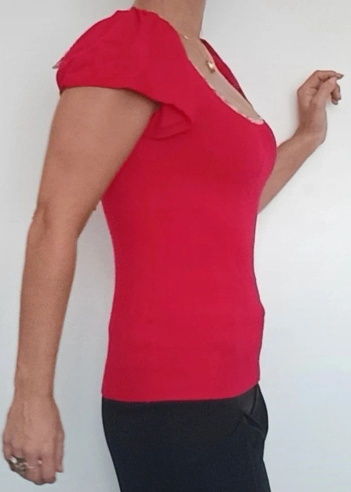 Haut dos nu avec ruban liberty 38 - photo numéro 3