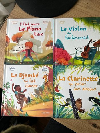 Lot de 4 livres En avant la musique