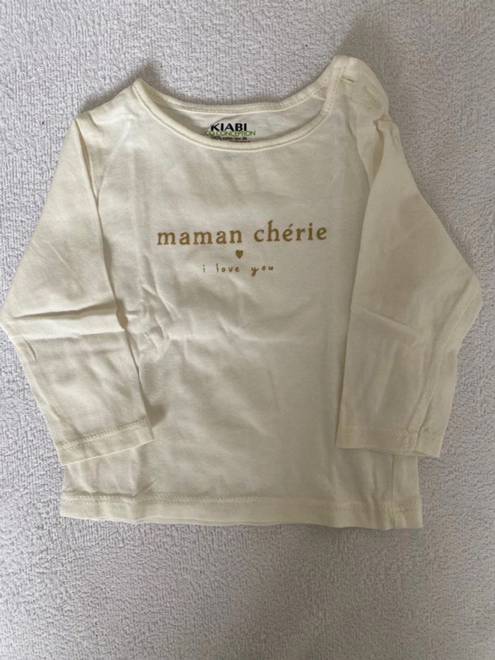 T-shirt manches longues 3 mois