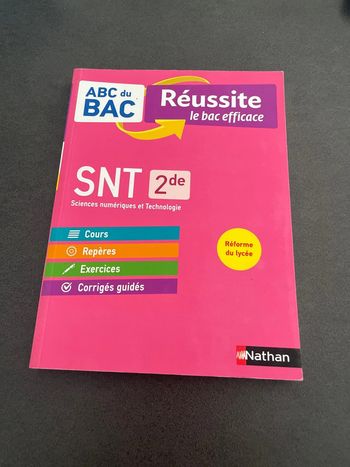 Lycée révision snt seconde Nathan