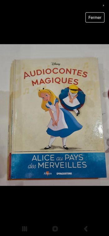 Numero 16 audiocontes Magiques Altaya disney deagostini livre et figurine