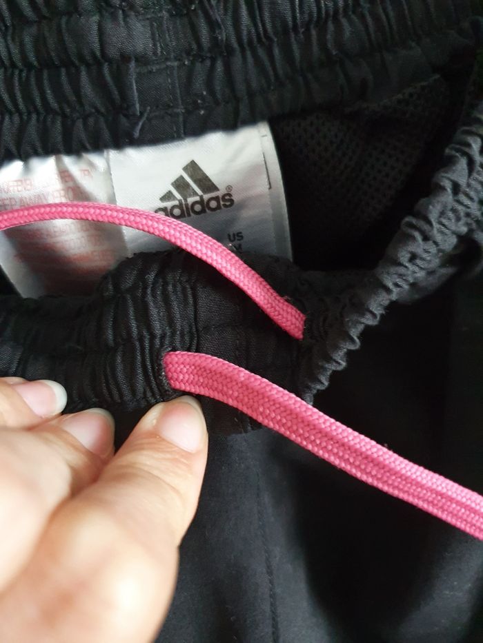 Jogging noir et rose Adidas - photo numéro 3