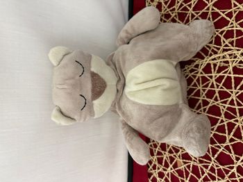 Doudou chat beige écru MARC