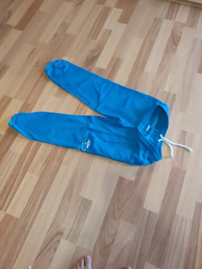jogging asics 8 ans bleu - photo numéro 7
