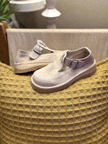 Chaussure Cable 100% cuir - crème/gris clair - pointure 35
