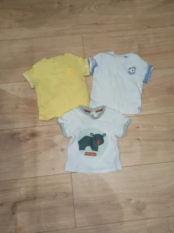 Lot de 3 t-shirt garçon 3 mois