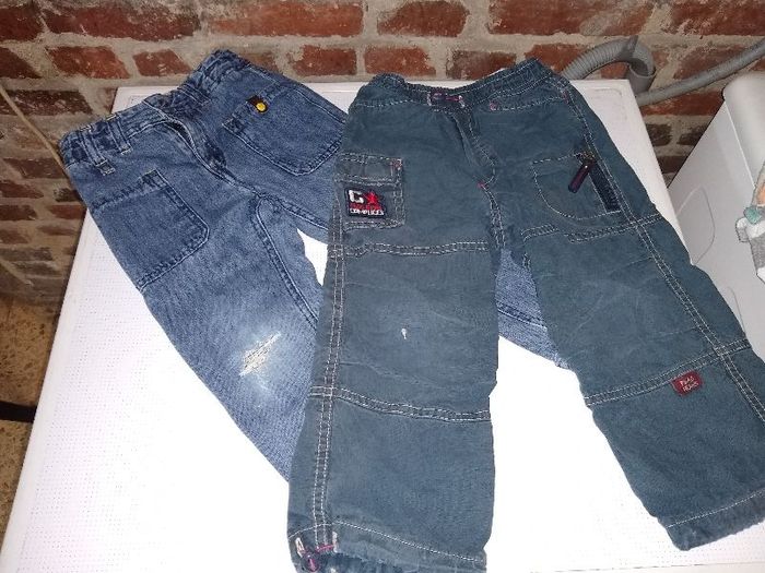 lot 2 pantalons 3 ans