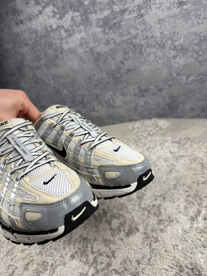 Nike P-6000 Running - Coconut Milk Silver - Beige & White & Silver - photo numéro 14