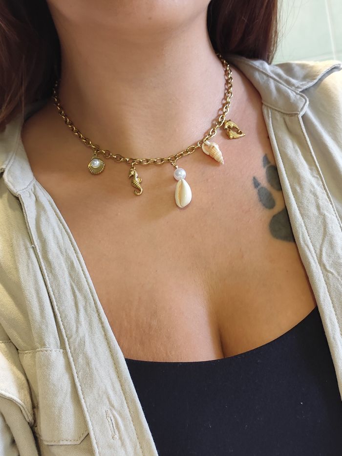 Collier coquillage ✅ - photo numéro 3