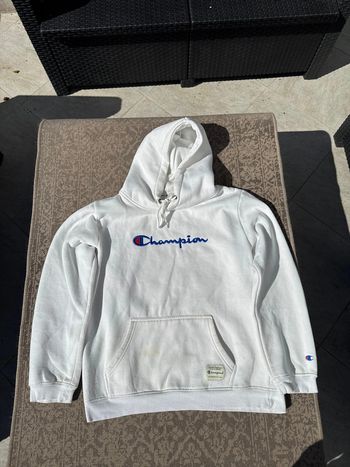 Hoodie Champion blanc - Taille XL