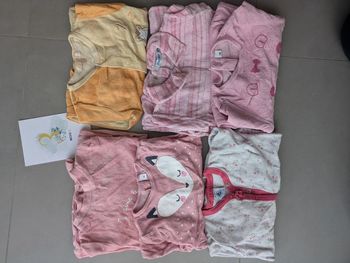 Lot 6 pyjamas velours 3 mois