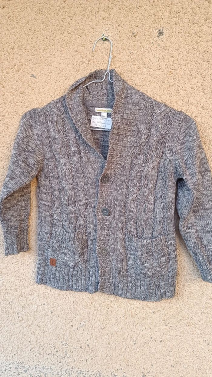 Gilet a bouton enfant garçon