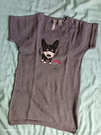 Robe manches courtes