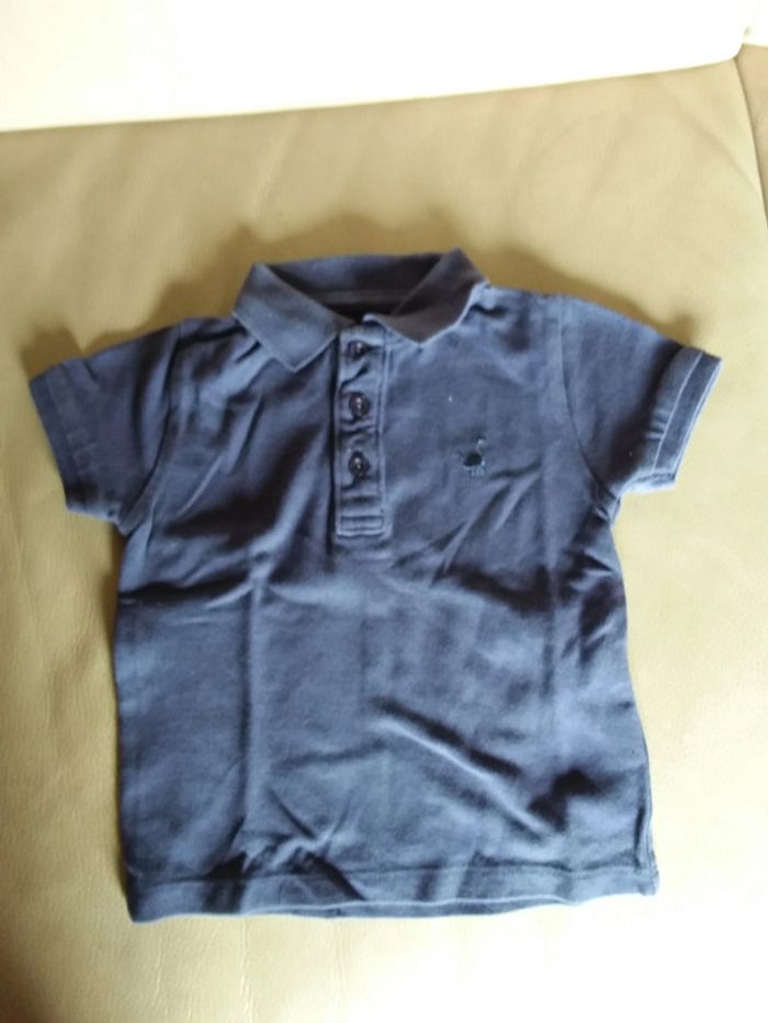 Polo 9 mois dinosaure marine