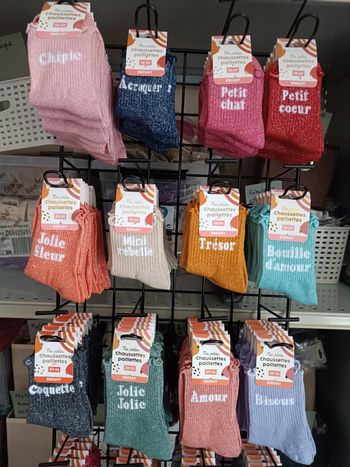 Chaussettes message enfants