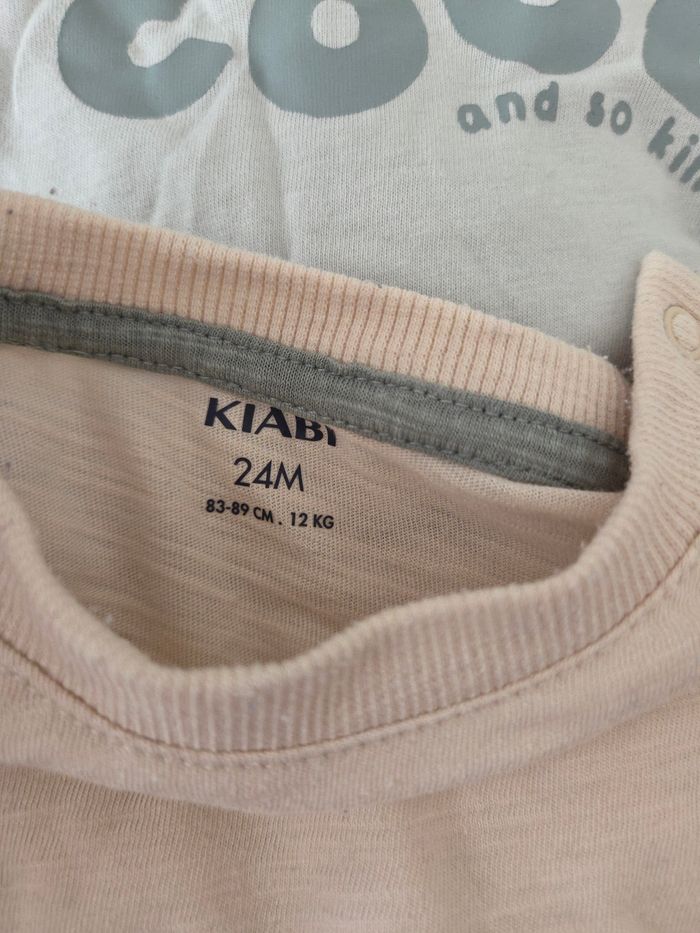 Lot de 8 tee shirts manches longues garçon dont kiabi 24 mois - photo numéro 7